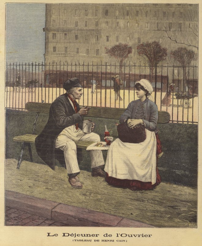Le déjeuner des ouvriers - Henri Cain