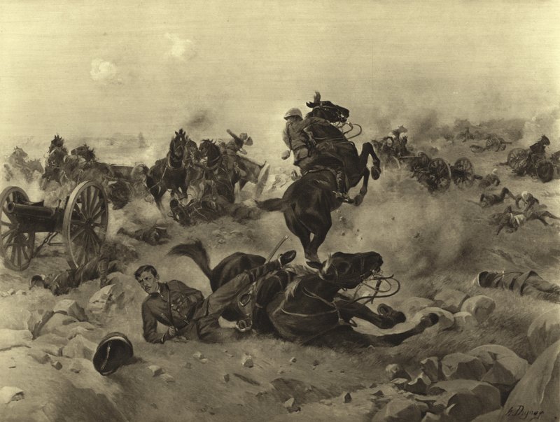 Bataille de Colenso, 1899 (gravure) - Henri Louis Dupray