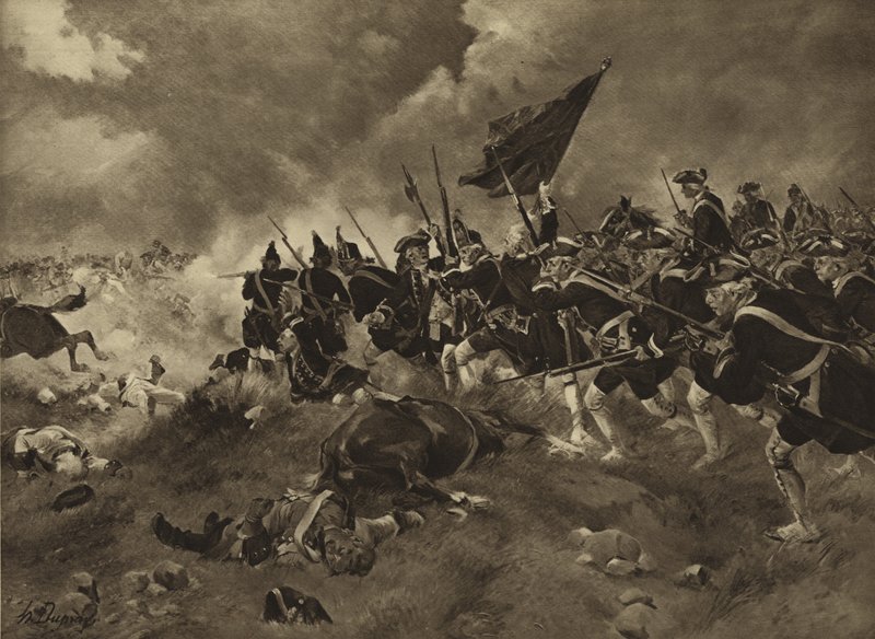 Bataille de Dettingen, 1743 - Henri Louis Dupray