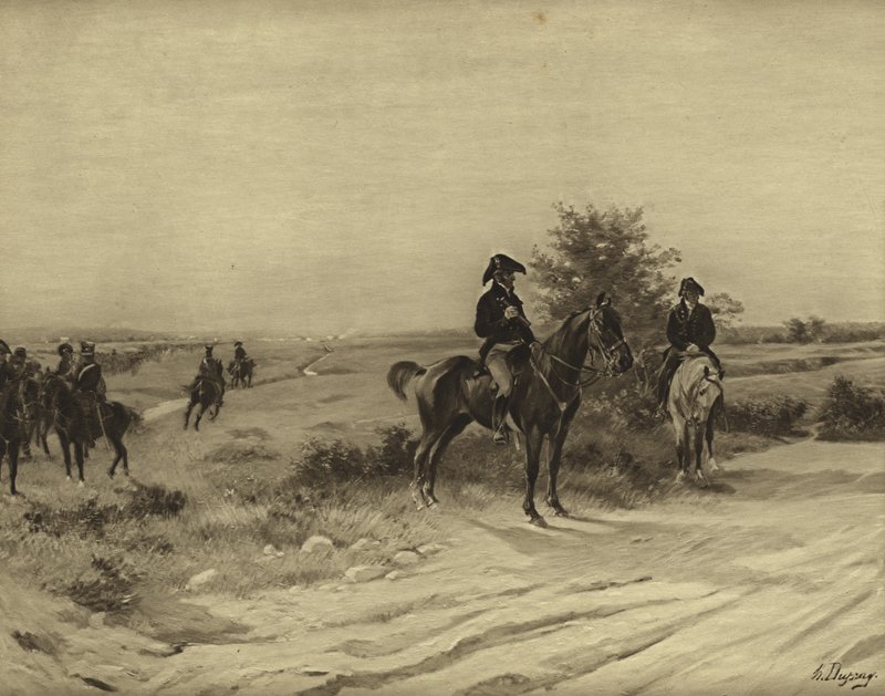 Bataille de Waterloo, 1815 (gravure) - Henri Louis Dupray