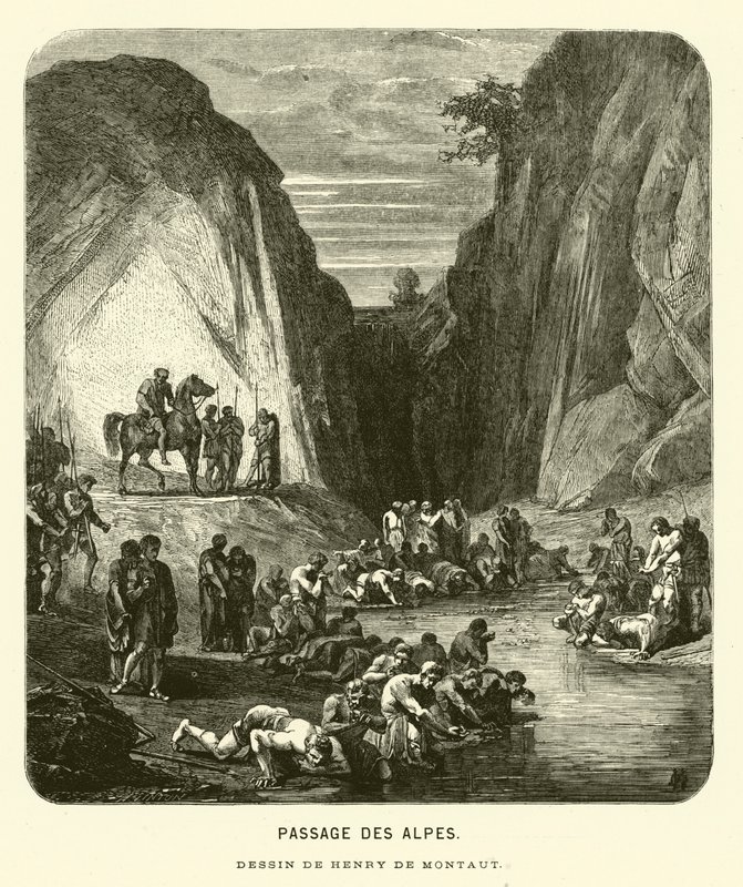 Traversée des Alpes - Henri de (after) Montaut