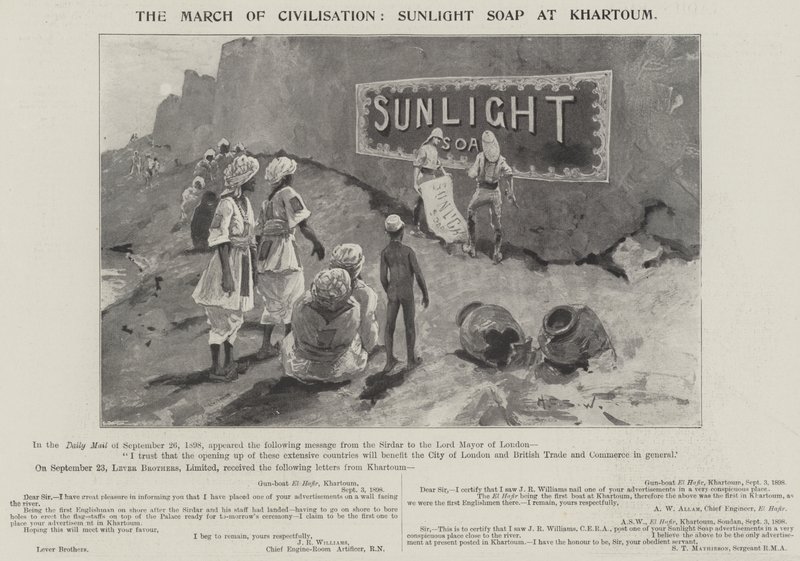 Publicité, Sunlight Soap - Henry Charles Seppings Wright