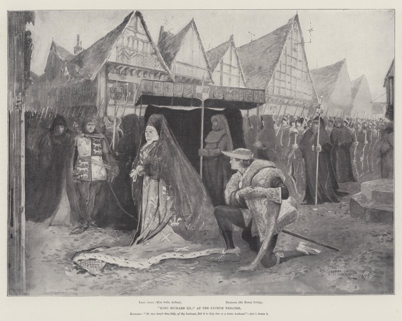Le roi Richard III, au théâtre Lyceum - Henry Charles Seppings Wright