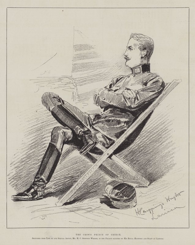 Le prince héritier de Grèce - Henry Charles Seppings Wright