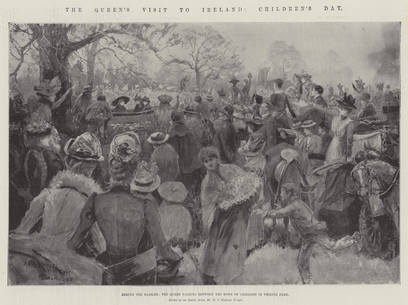 La visite de la Reine en Irlande, Journée des Enfants - Henry Charles Seppings Wright