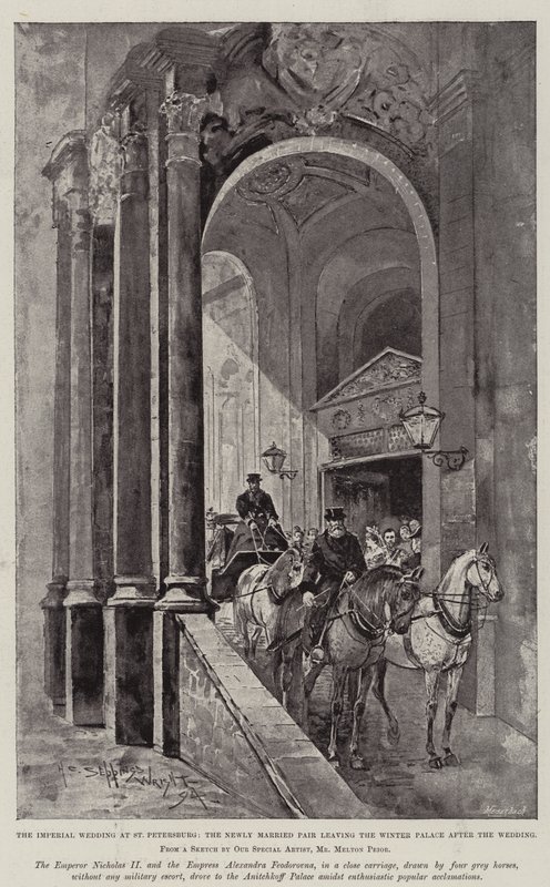 Le mariage de Nicolas II, tsar de Russie - Henry Charles Seppings Wright