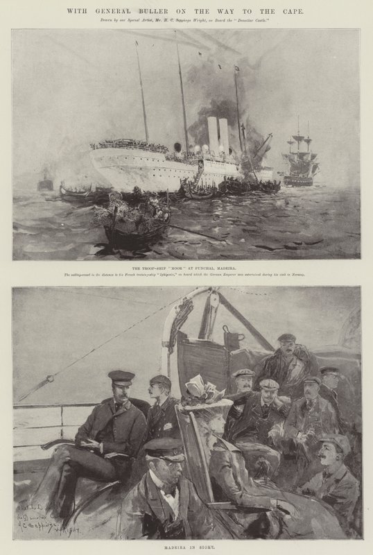 Avec le général Buller en route pour le Cap - Henry Charles Seppings Wright