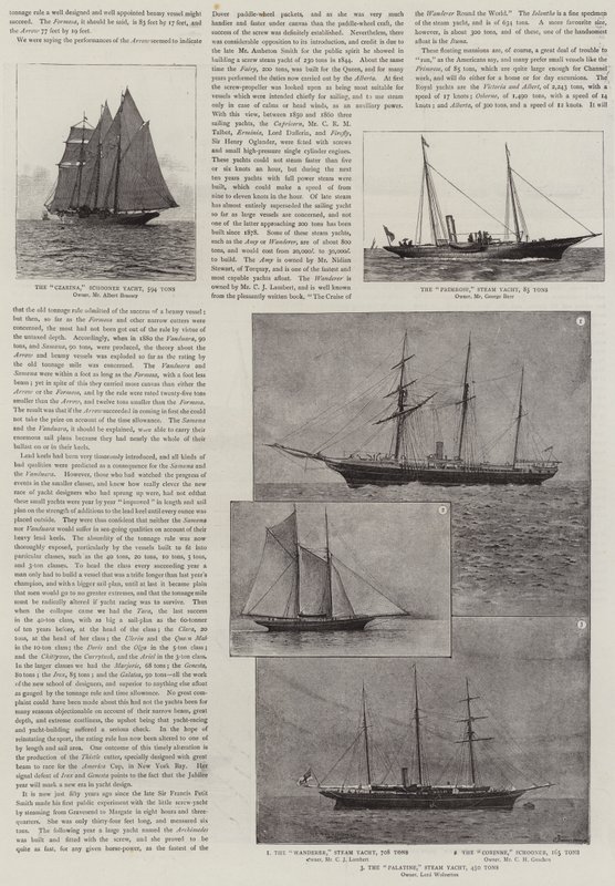 Yachting, passé et présent - Henry Charles Seppings Wright