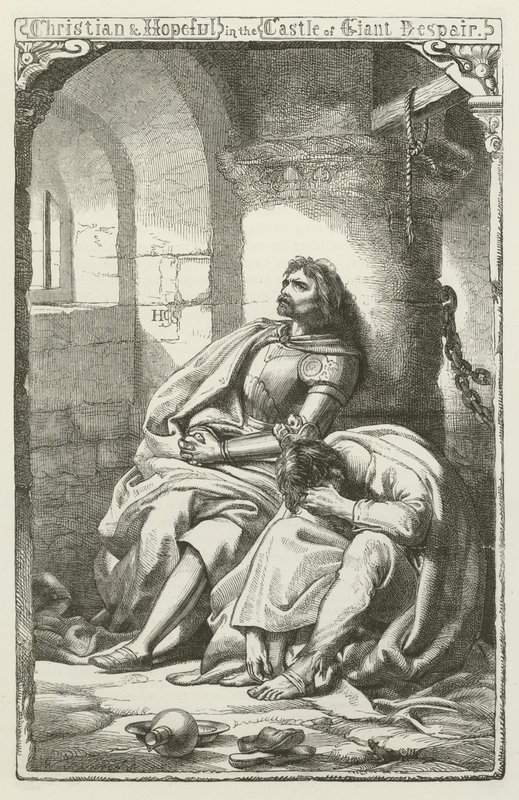 Illustration pour Le Voyage du Pèlerin de John Bunyan - Henry Courtney Selous