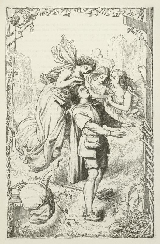Illustration pour Le Voyage du Pèlerin de John Bunyan - Henry Courtney Selous