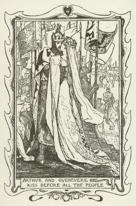 Arthur et Guenièvre s