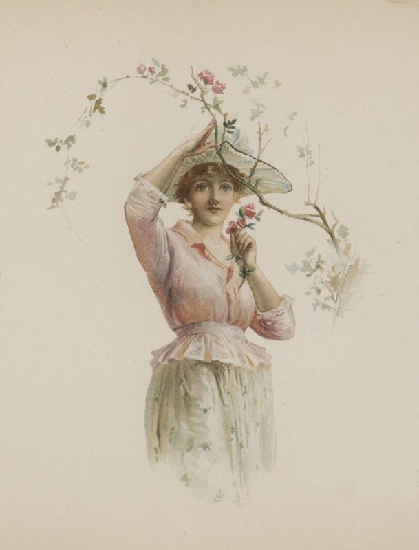 Une Rose, Rose Rouge - Henry Marriott Paget