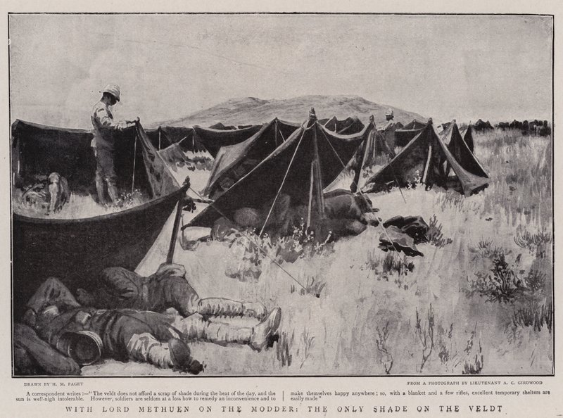 Avec Lord Methuen sur le Modder, la seule ombre sur le veld - Henry Marriott Paget