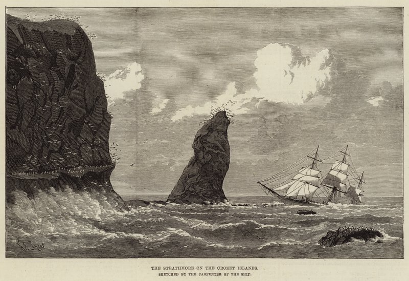 Le Strathmore sur les îles Crozet - Henry Spernon Tozer