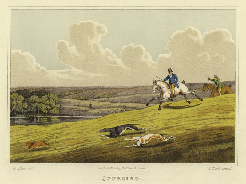 Course (chromolithographie) - Henry Thomas Alken