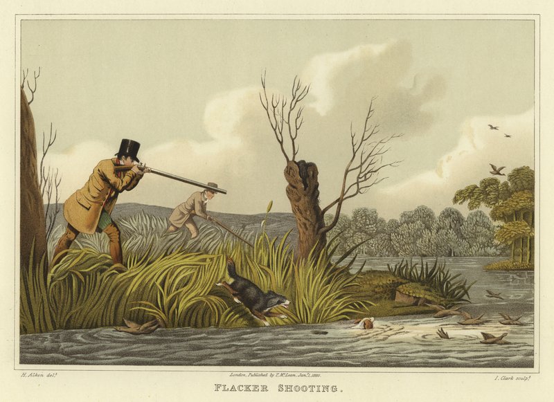 Tir au flacker - Henry Thomas Alken