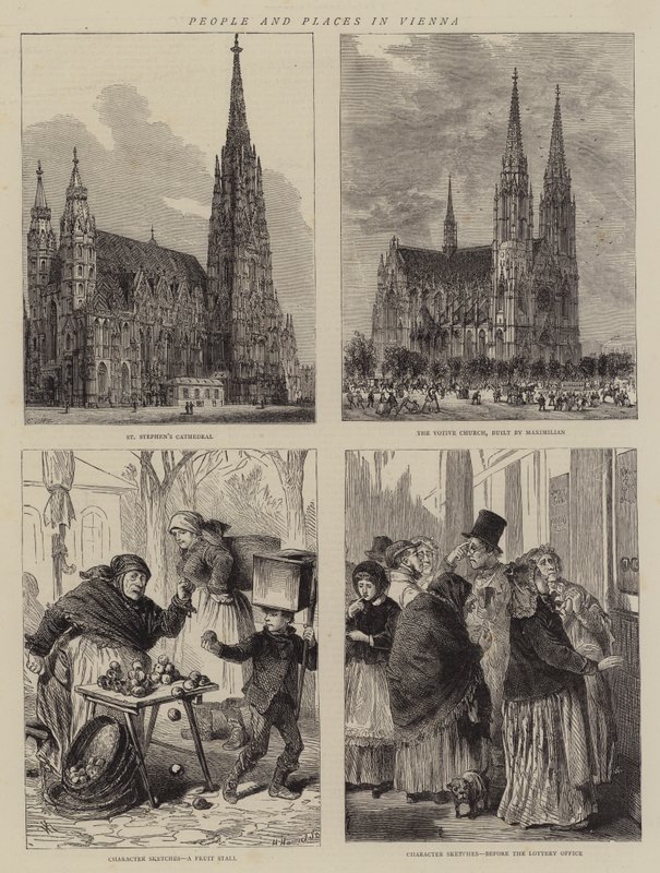Personnes et lieux à Vienne - Henry William Brewer