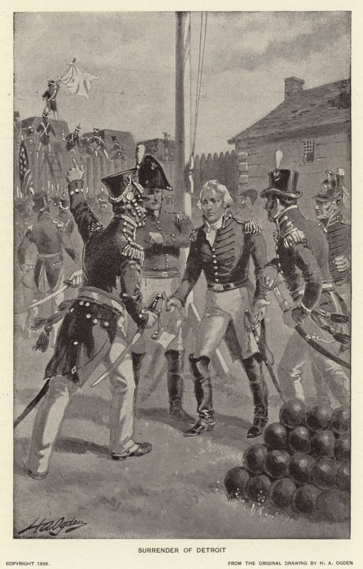 Reddition de Détroit - Henry Alexander (after) Ogden