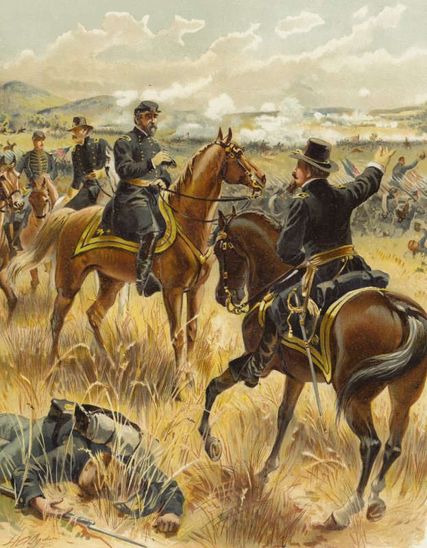 Meade à Gettysburg, 2 juillet 1863 - Henry Alexander Ogden