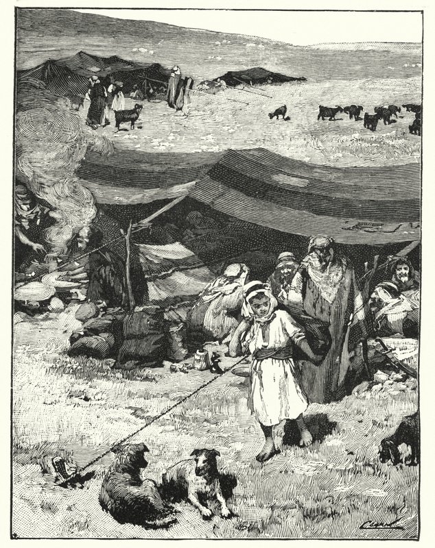 Un campement bédouin - Henry Andrew Harper