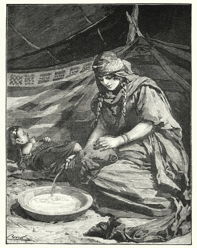 Intérieur de tente bédouine - Henry Andrew Harper