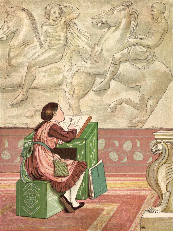 Personnes classiques (lithographie en couleur) - Henry Hetherington Emmerson