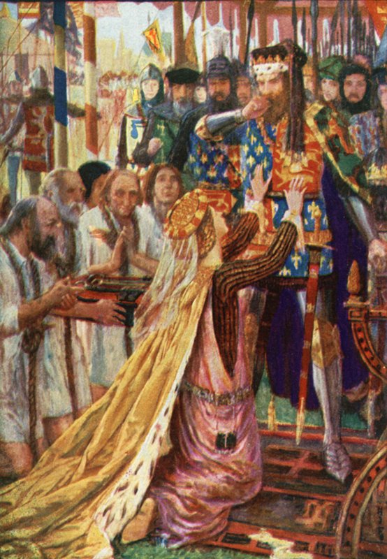 Le roi Édouard III à Calais - Henry Justice Ford