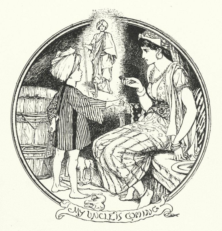 Mon oncle arrive (gravure) - Henry Justice Ford