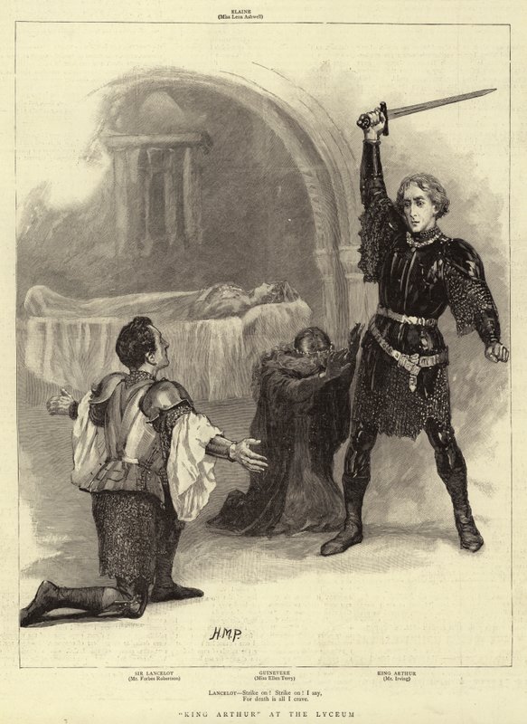 Le roi Arthur au Lyceum - Henry Marriott Paget