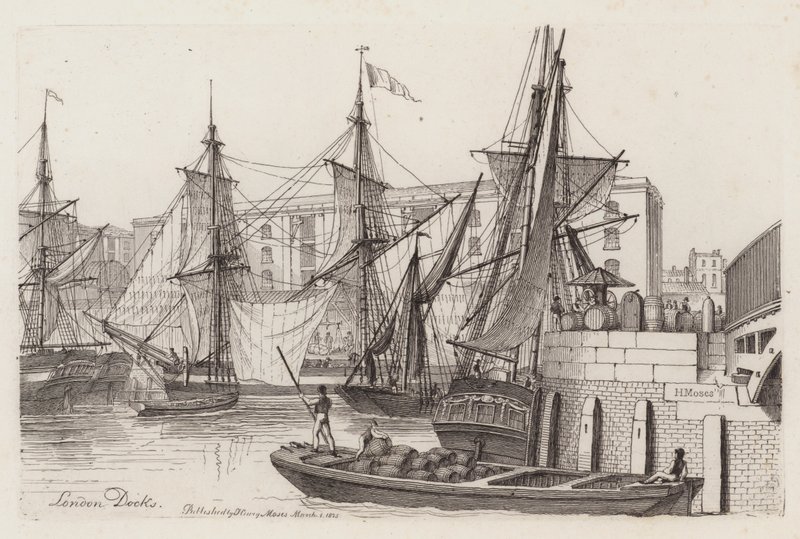 Docks de Londres - Henry Moses
