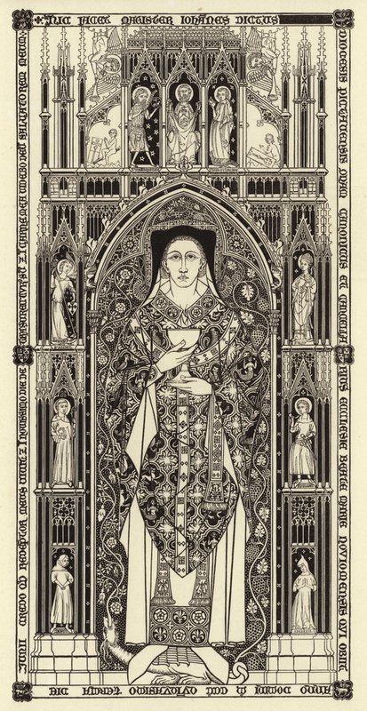 Dalle incisée, vers 1350 - Henry Shaw