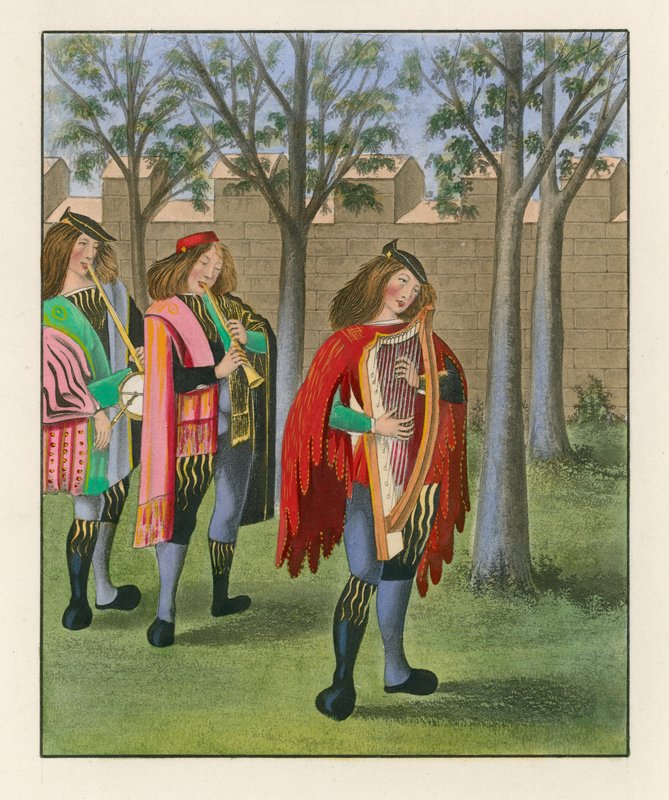 Ménestrels, vers 1480 - Henry Shaw