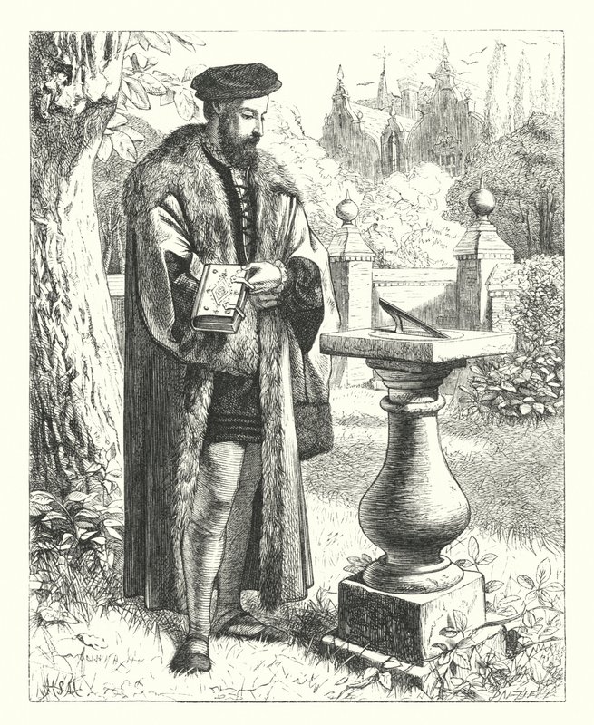 Un esprit tranquille (gravure) - Henry Stacey (after) Marks