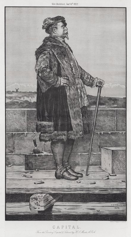 Chapiteau (gravure) - Henry Stacey (after) Marks