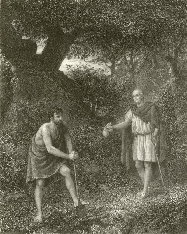 Timon et Flavius - Henry Wallis
