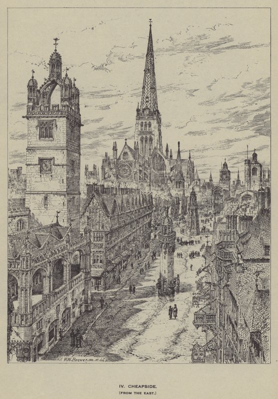 Cheapside, depuis l