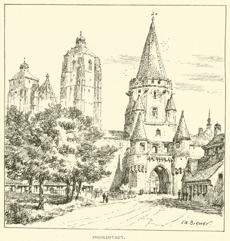 Ingoldstadt (gravure) - Henry William Brewer