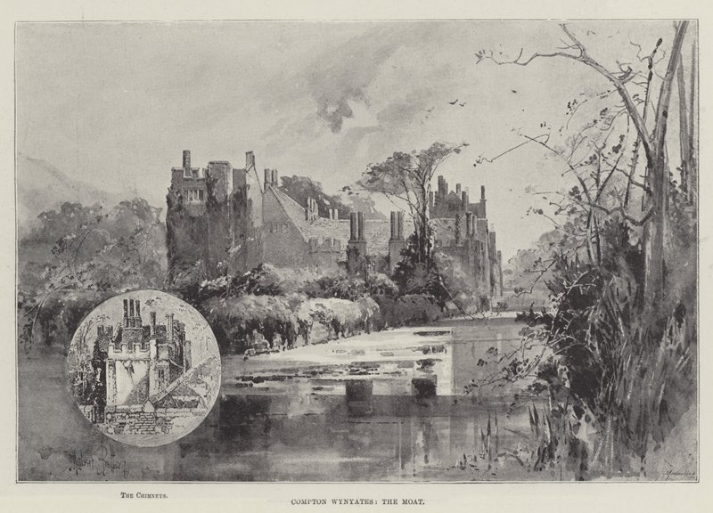 Compton Wynyates, le fossé - Herbert Railton