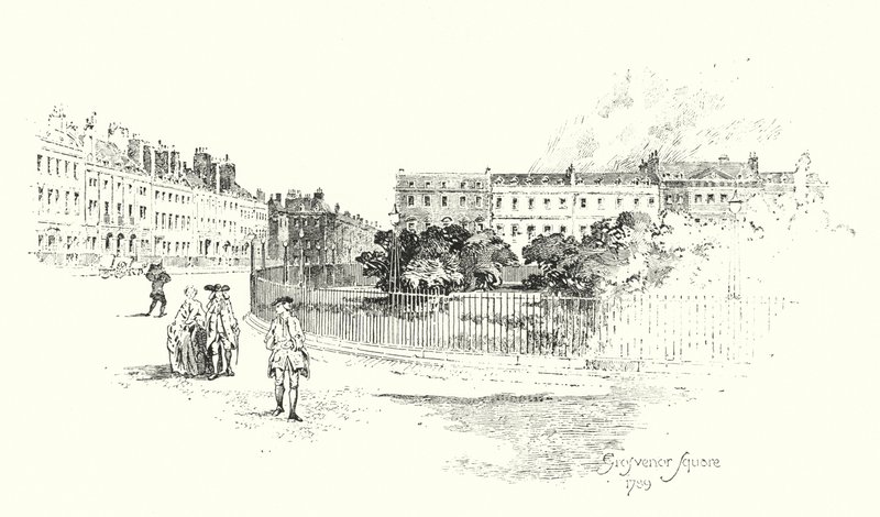 Grosvenor Square, Londres - Herbert (after) Railton