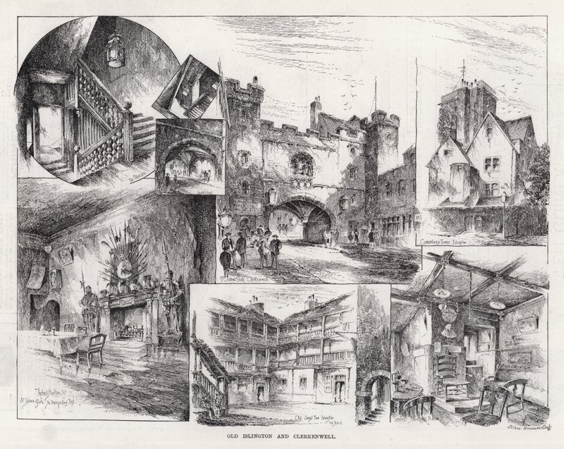 Vieux Islington et Clerkenwell (gravure) - Herbert (after) Railton