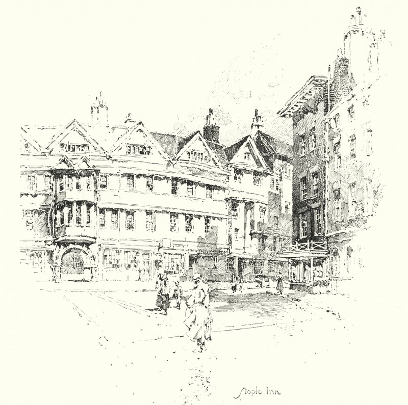 Staple Inn, Londres - Herbert (after) Railton