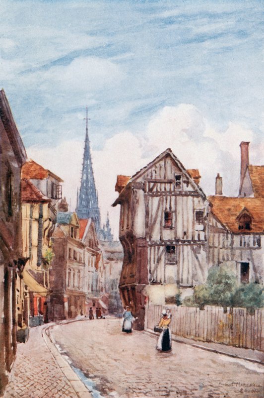 Rue St. Romain, Rouen - Herbert Menzies Marshall