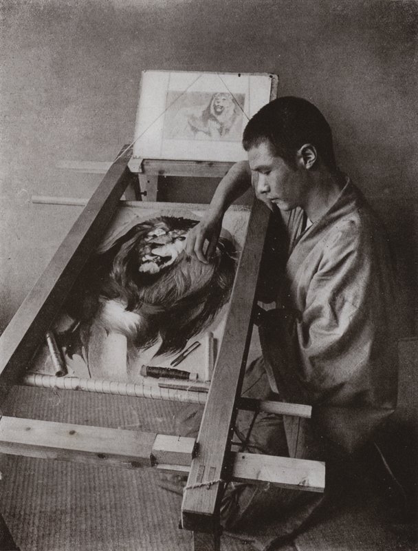 La Brodeuse (photo) - Herbert Ponting