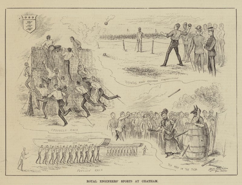 Sports des ingénieurs royaux à Chatham - Horace Morehen
