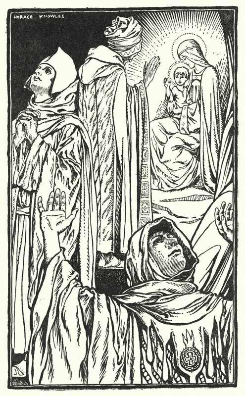 Le puits des rois mages (litho) - Horace J. Knowles