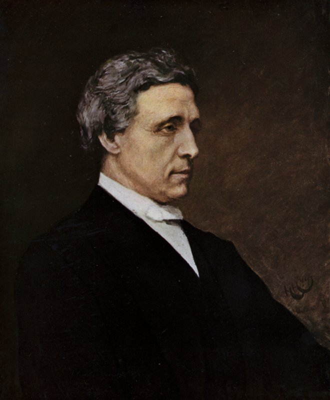 C L Dodgson - Hubert von (after) Herkomer