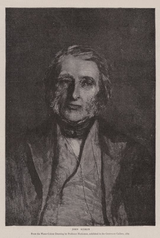 John Ruskin - Hubert von Herkomer