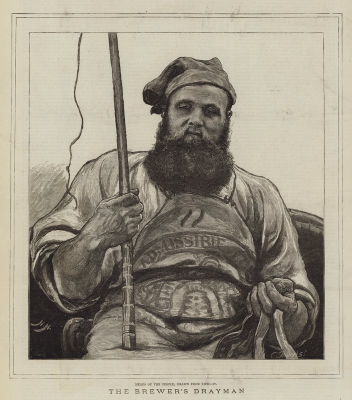 Le charretier du brasseur - Hubert von Herkomer