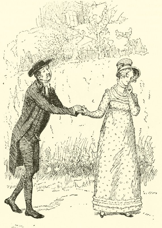Le Révérend M. Collins fait la cour - Hugh Thomson