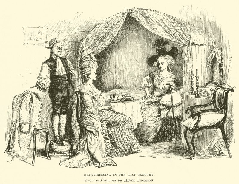 Coiffure au siècle dernier - Hugh Thomson